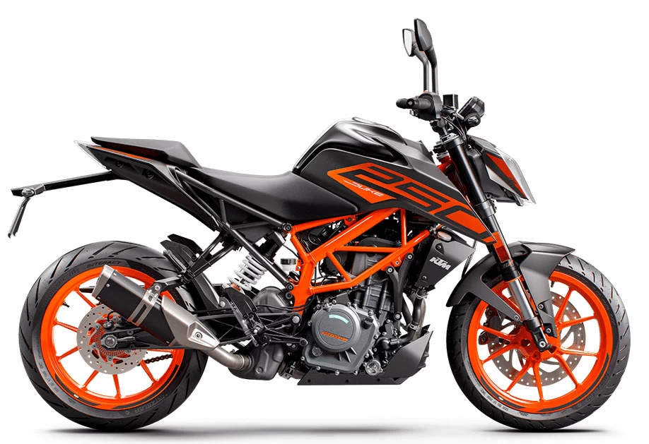 KTM Duke rental at Beavers Animal Cafe Koh Samui