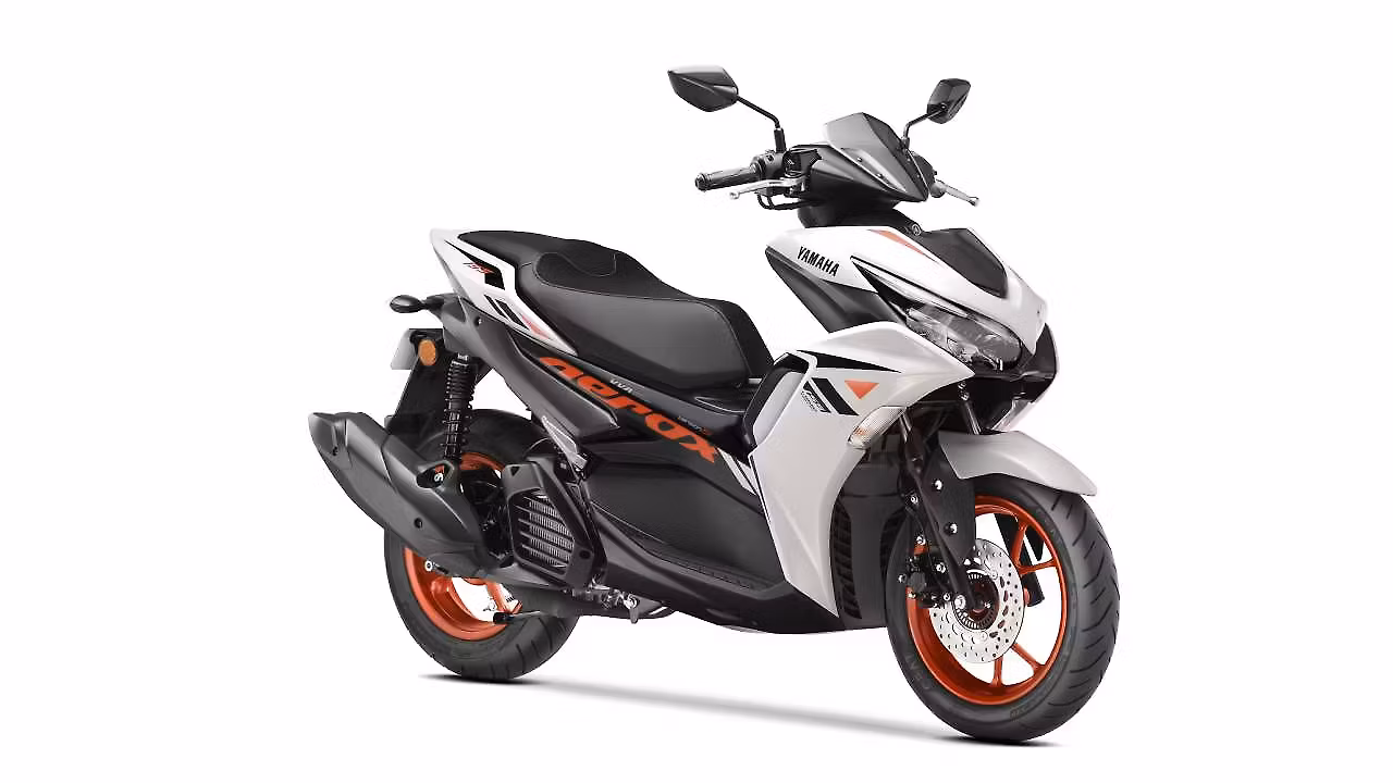 Yamaha Aerox 155 rental at Beavers Animal Cafe Koh Samui
